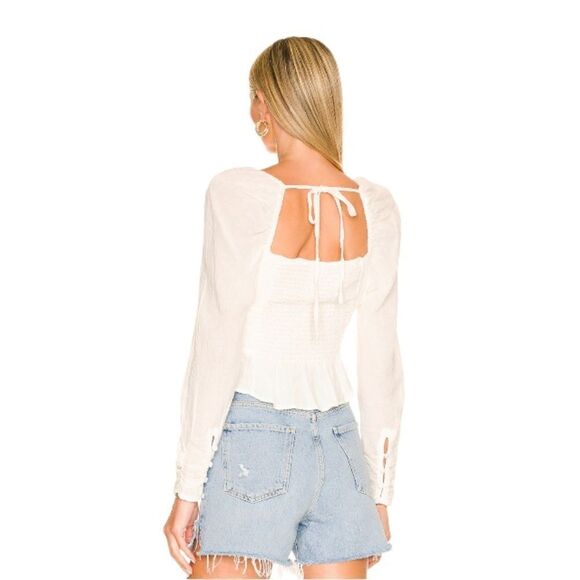 FREE PEOPLE Chloe Top In White - Picture 3 of 5